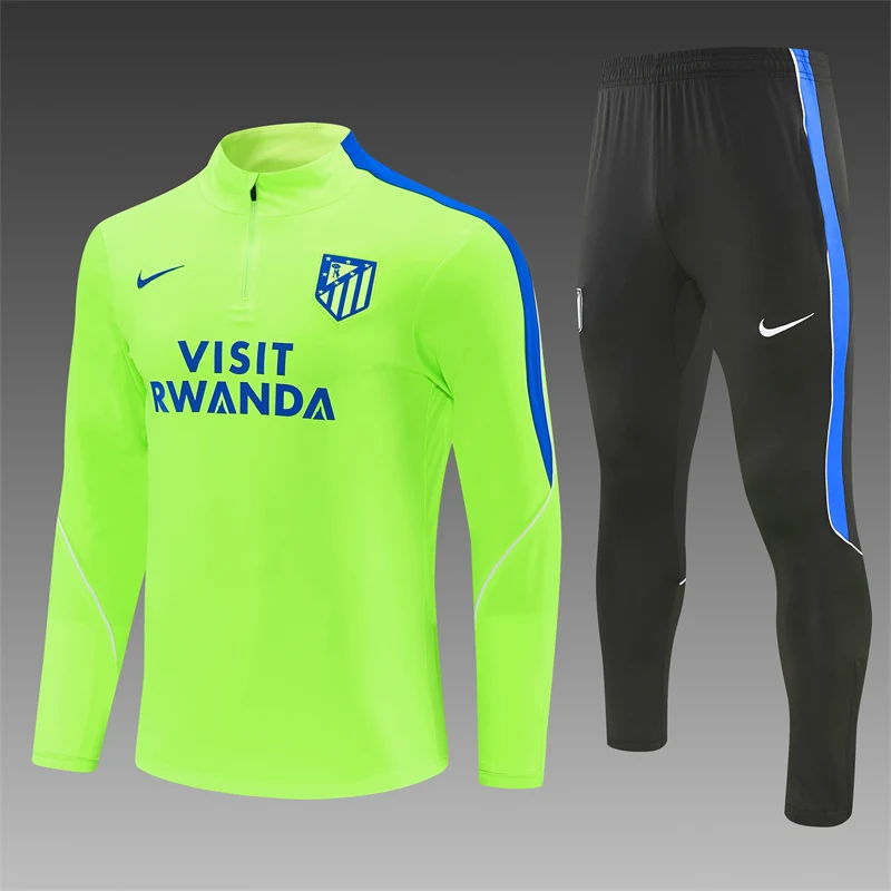 2026-27 Atlético Madrid Green Half-Zip Training Jersey