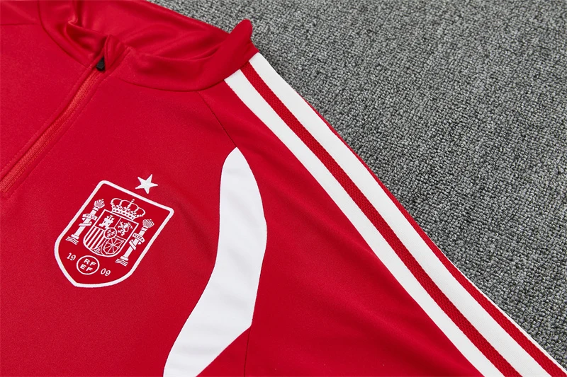 2026-27 Spain Red Half-Zip Training Jersey view 14