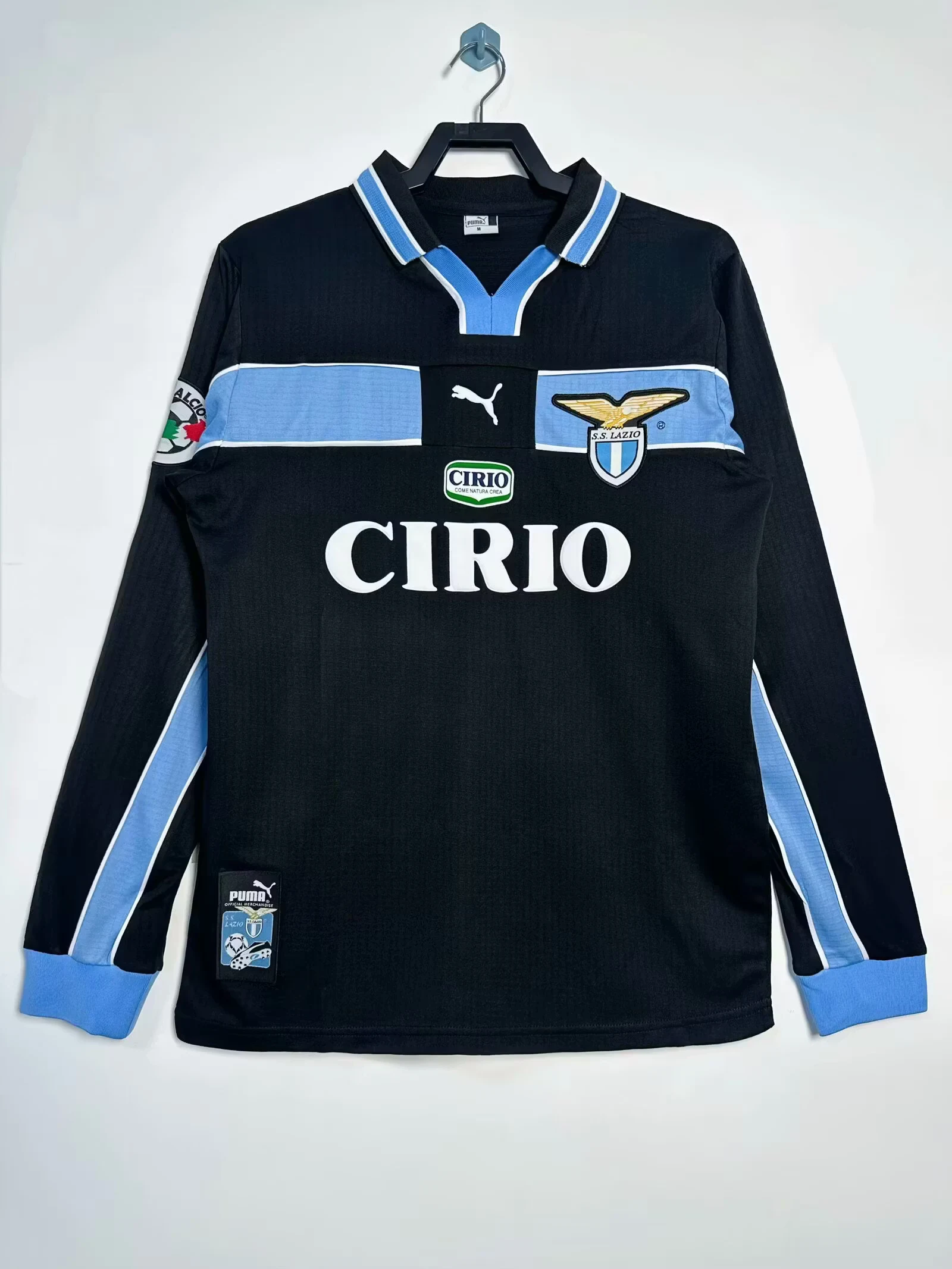 1998-99 Lazio Away Retro Long-Sleeve Jersey