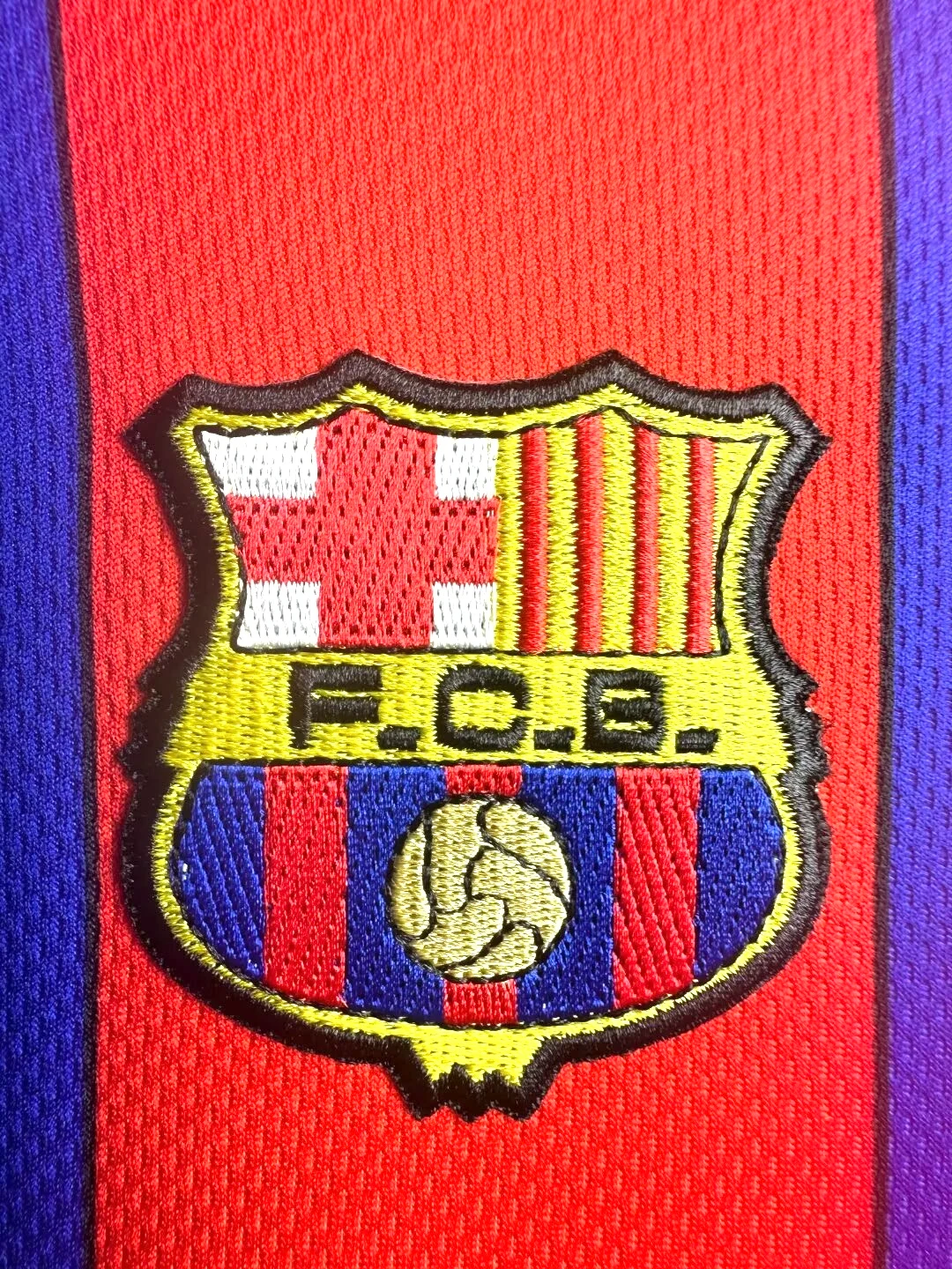 1997-98 Barcelona home retro jersey view 4