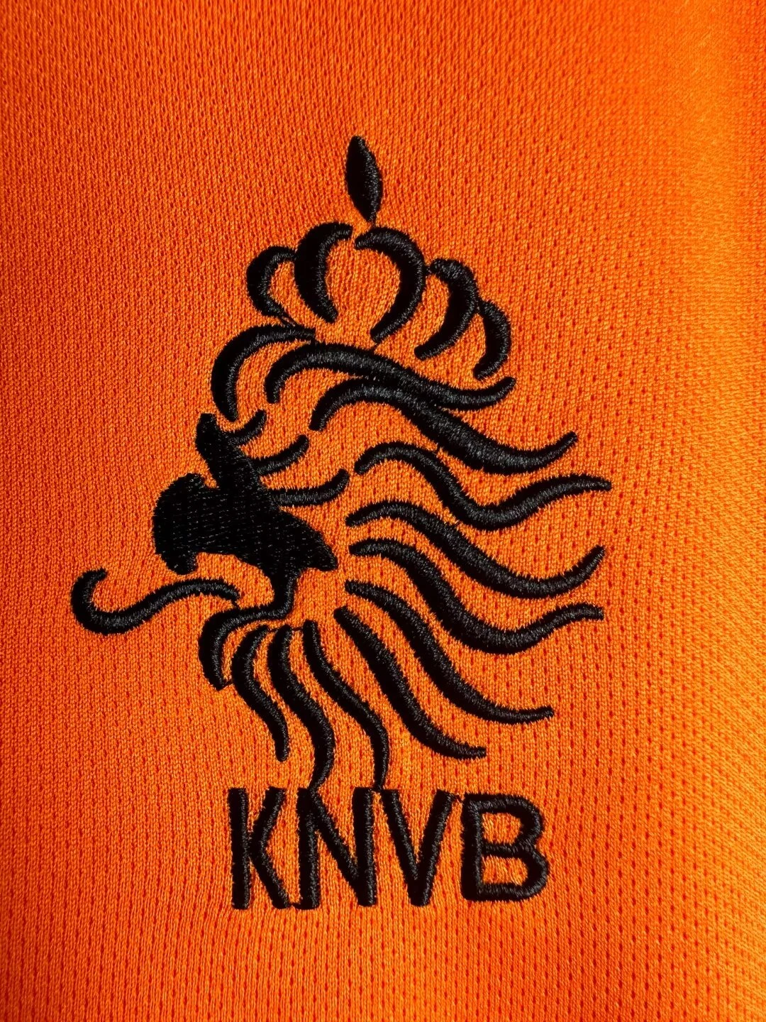 1998 Netherlands Home Long Sleeve Retro Jersey view 3