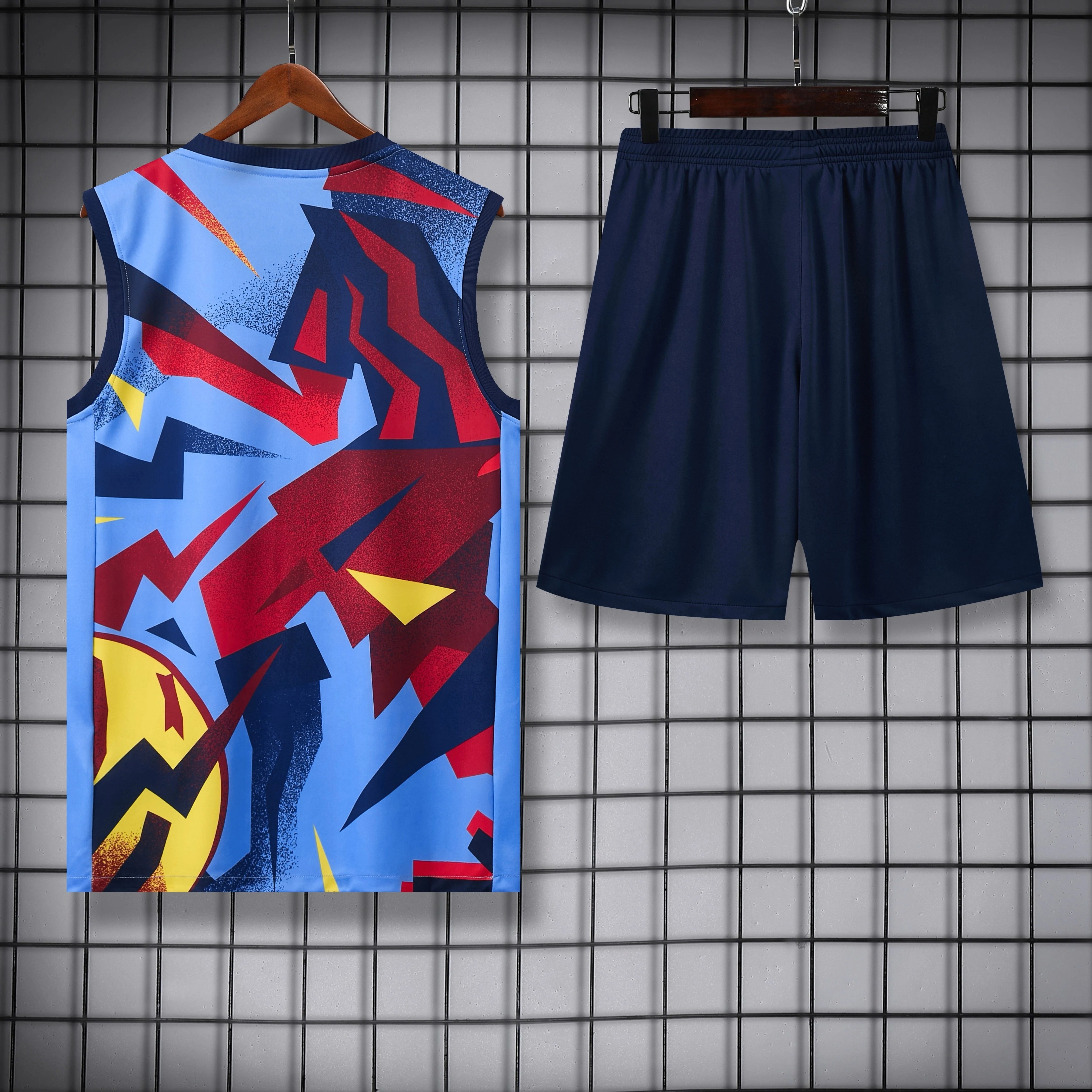 2025-26 Barcelona vest training jersey view 2