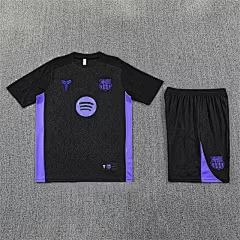 2025-26 Barcelona Black Joint Short Sleeve Training Jersey view 14