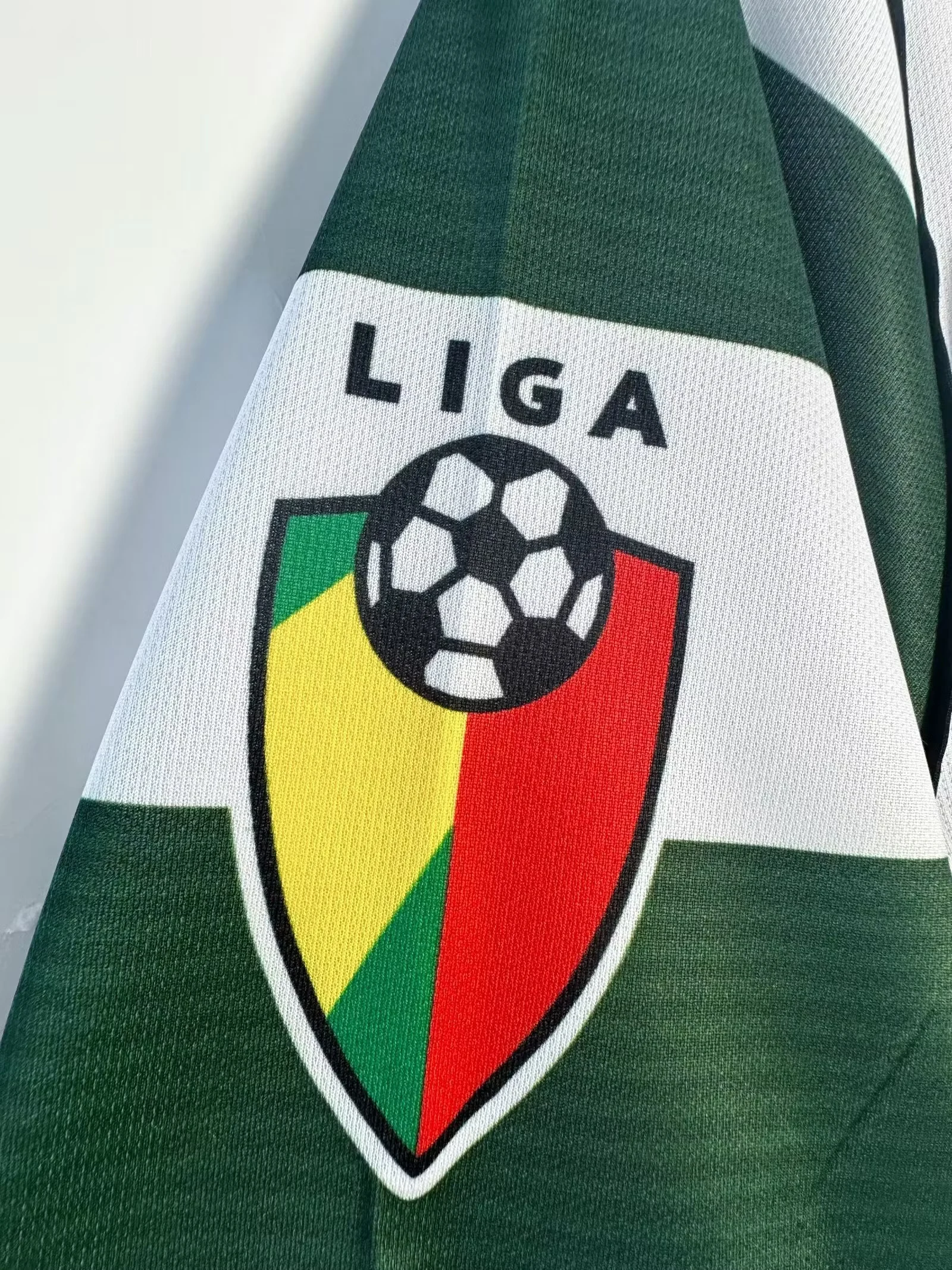 2001-03 Lisbon Home Long Sleeve Retro Jersey view 4