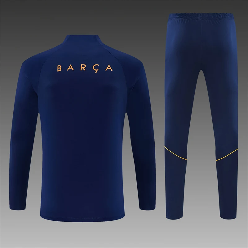 2026-27 Barcelona Royal Blue Half-Zip Training Jersey view 2