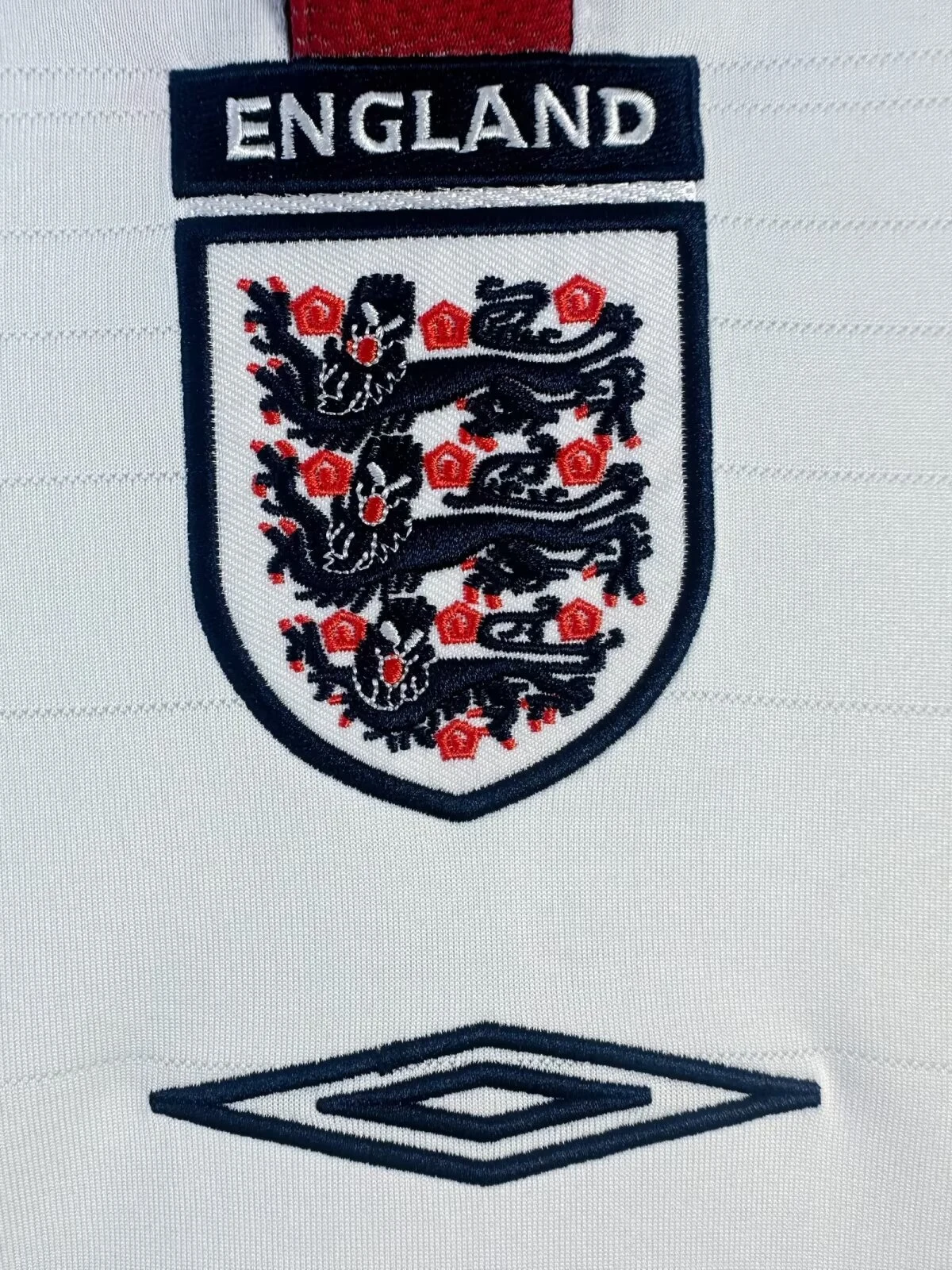 2004 England Home Retro Jersey view 8