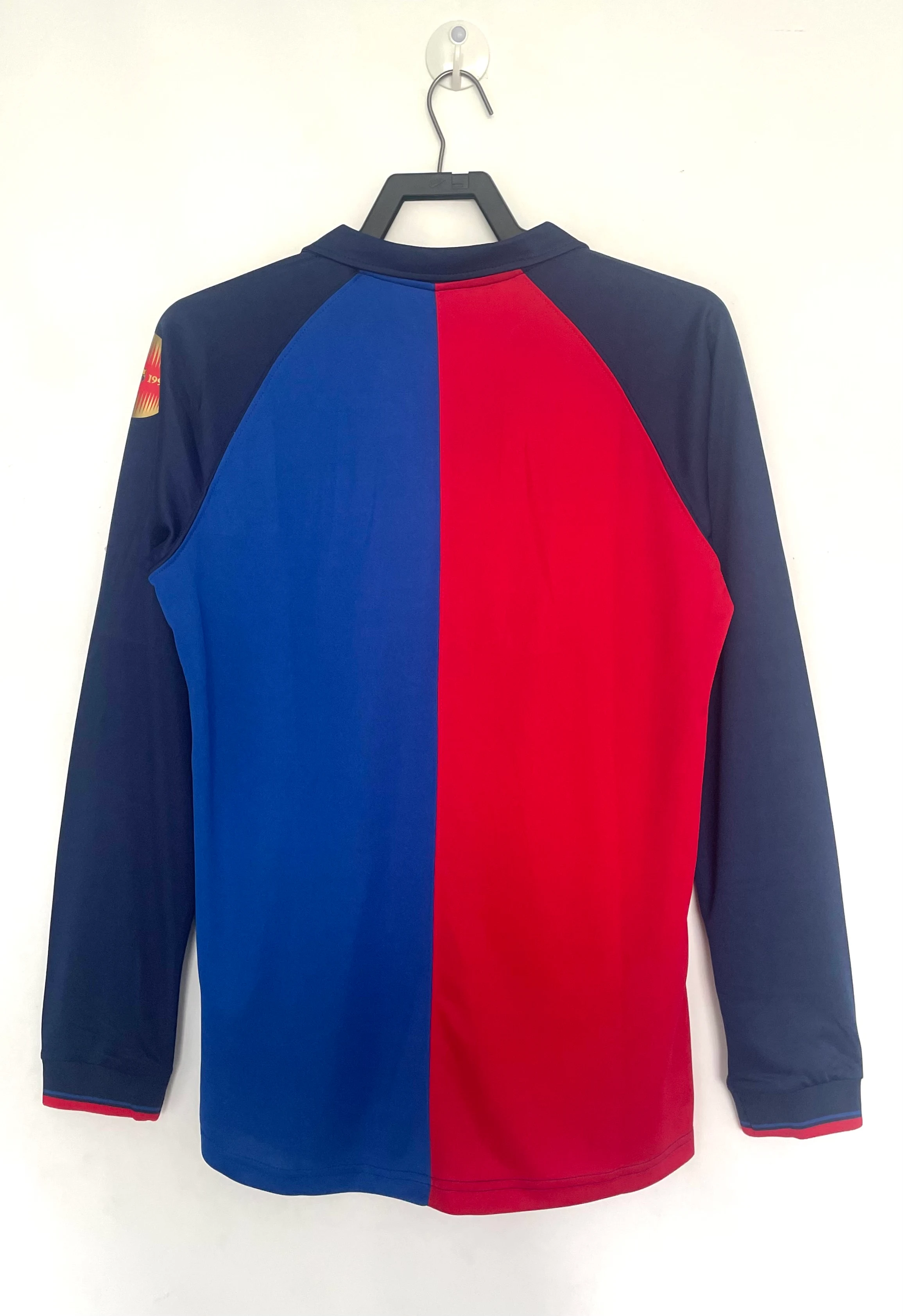 1899-99 Centennial Barcelona Home Long Sleeve Retro Jersey - Commemorative Edition view 2