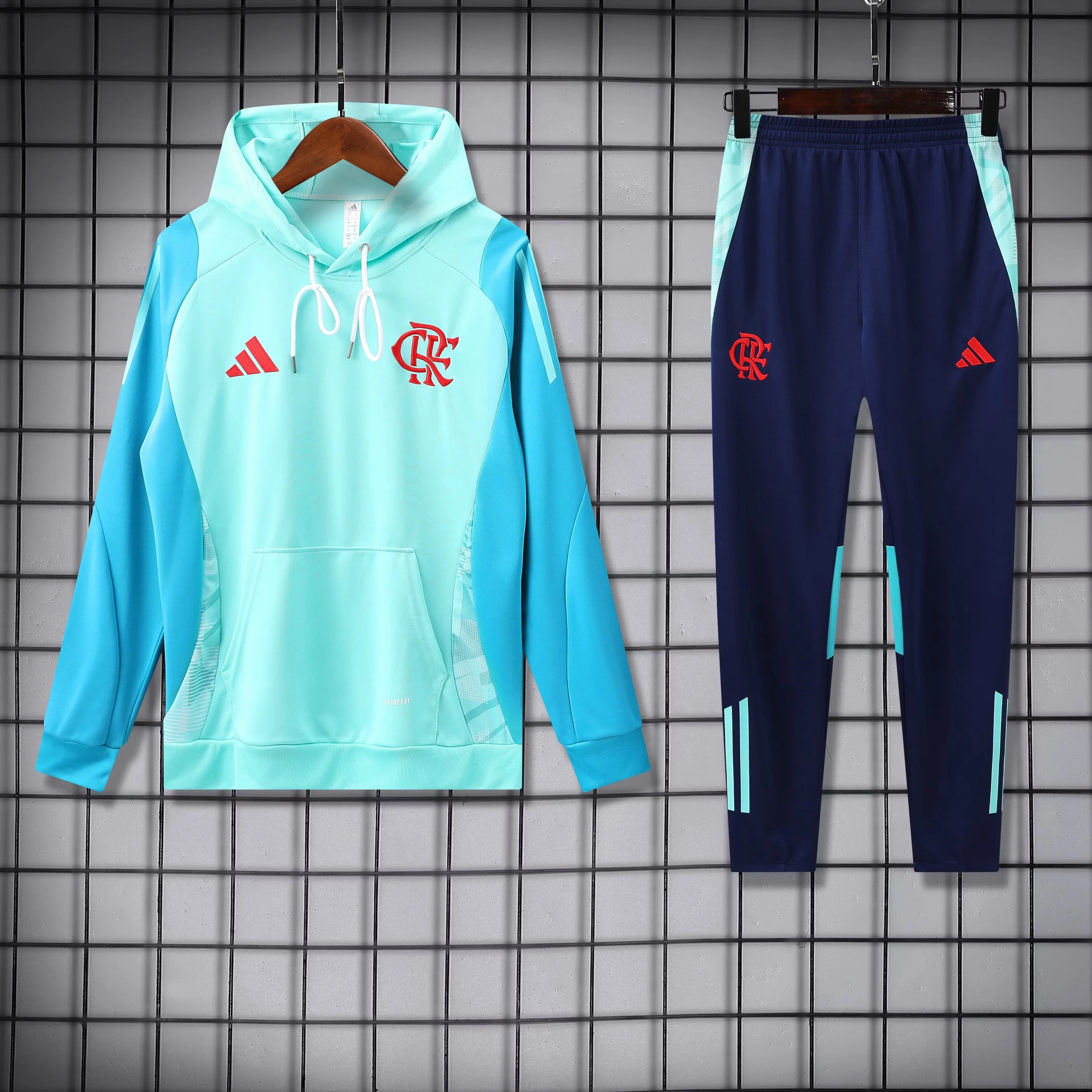 2025-26 Flamengo Hooded Long-Sleeve Training Jersey