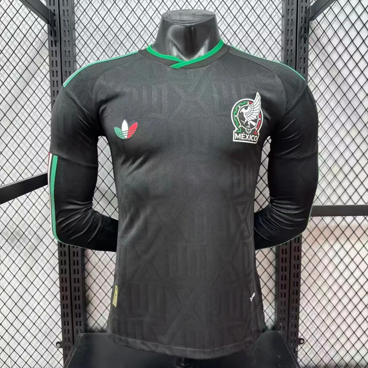 2026-27 Mexico Second Away Long-Sleeve Jersey – Player Version