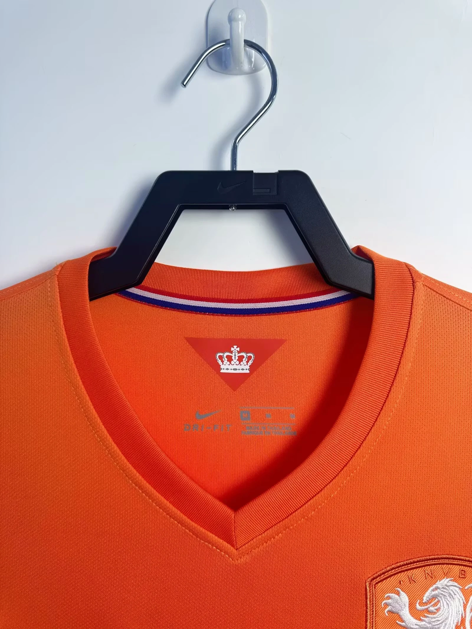 2014 Netherlands Home Retro Jersey view 10