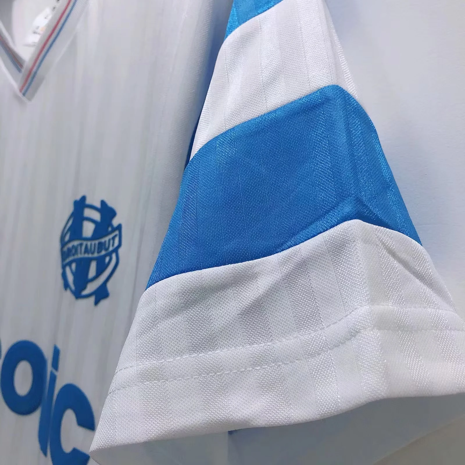 1990 Marseille home retro jersey view 4