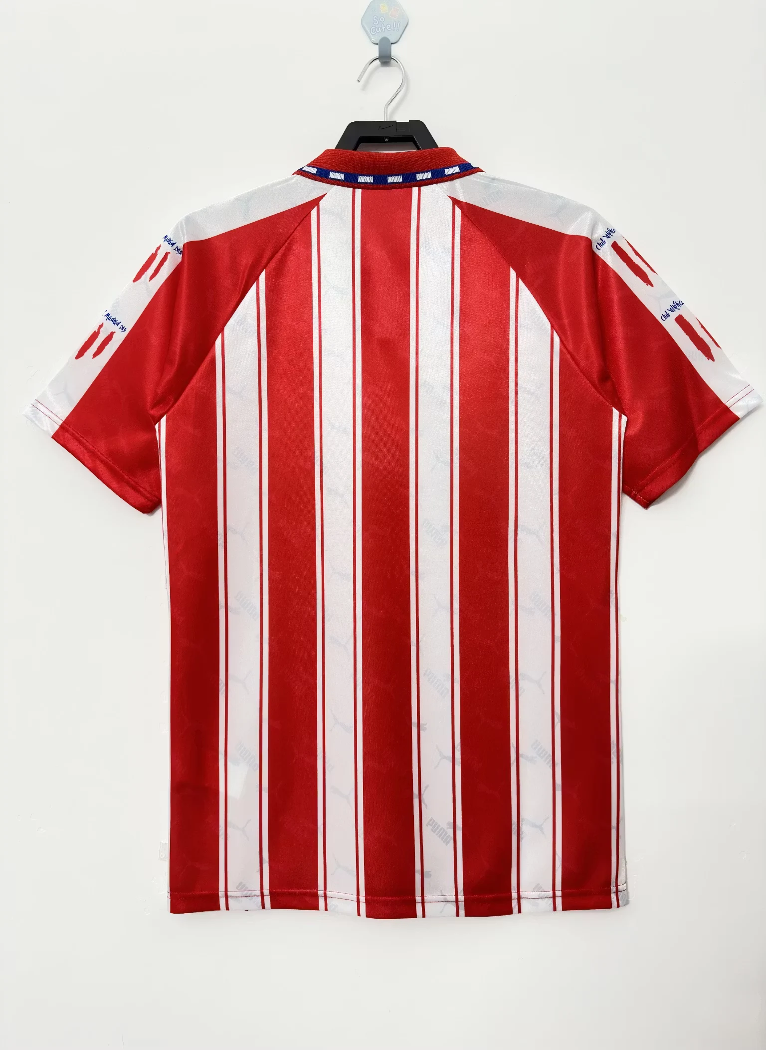 1994-95 Atletico Madrid Home Retro Jersey view 2