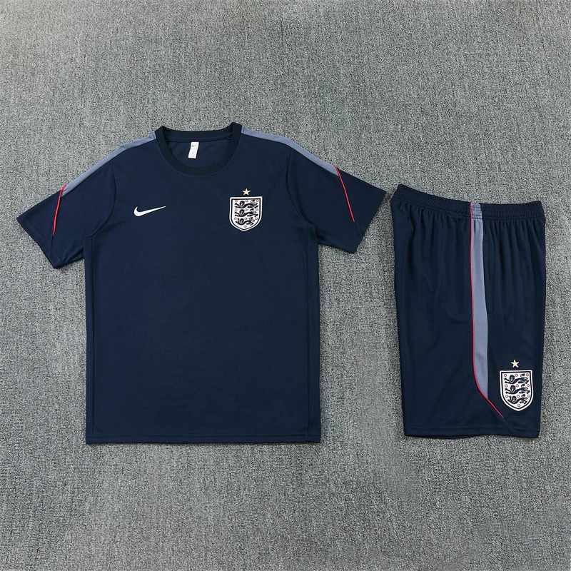 2026-27 Season England Royal Blue Short-Sleeve Training Jersey view 14