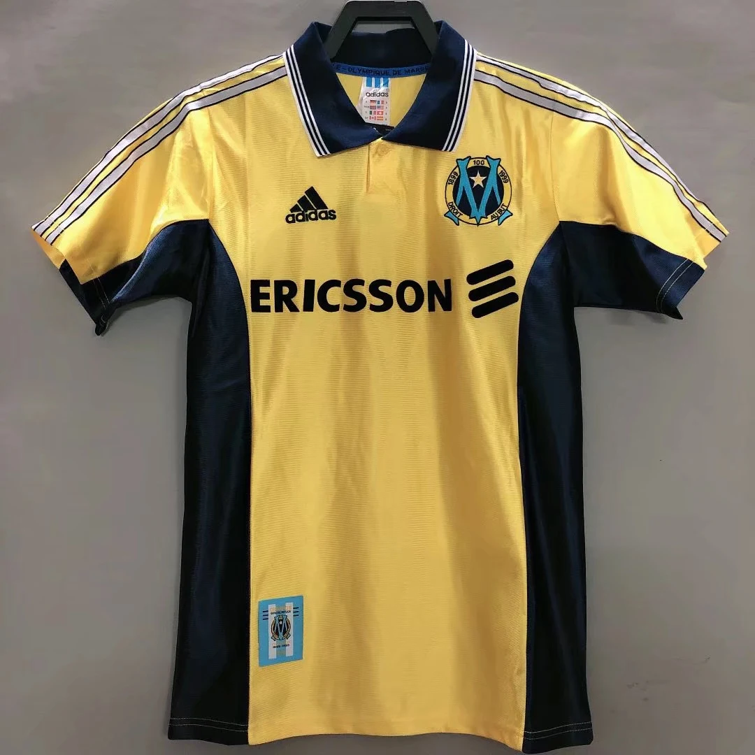 1998-99 Marseille gold vintage away jersey