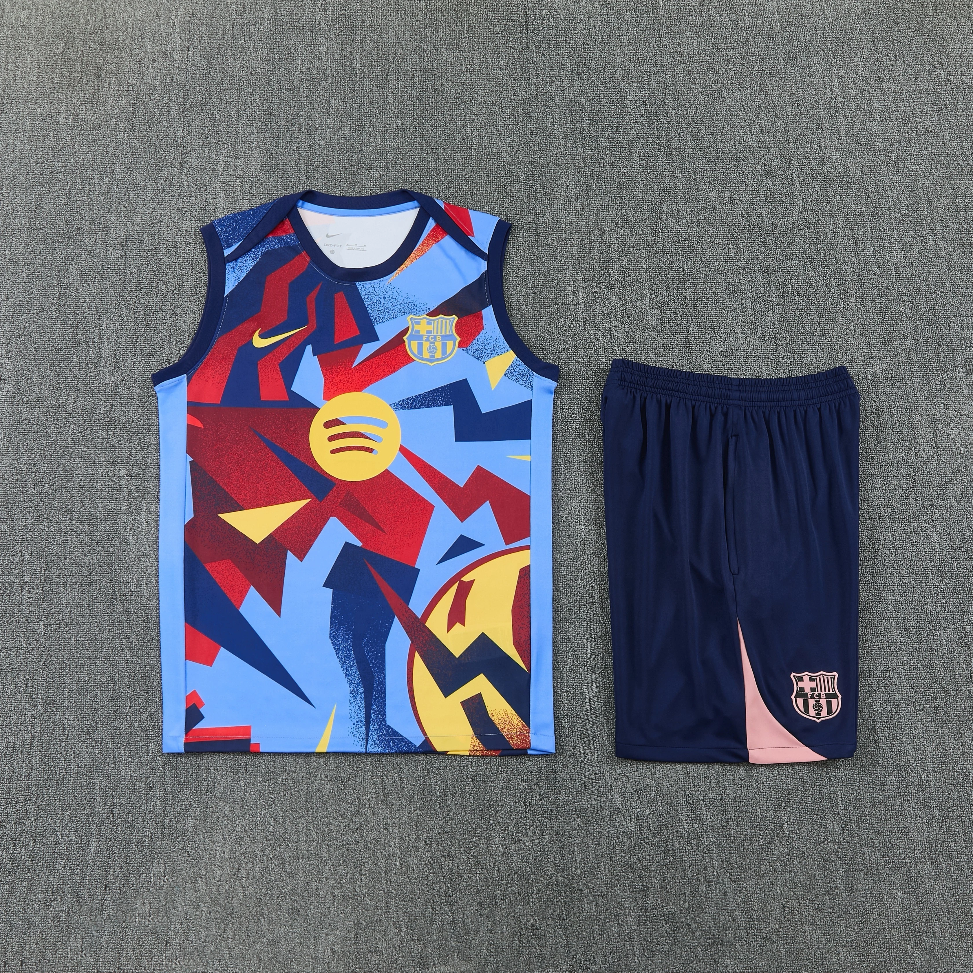 2025-26 Barcelona vest training jersey view 12