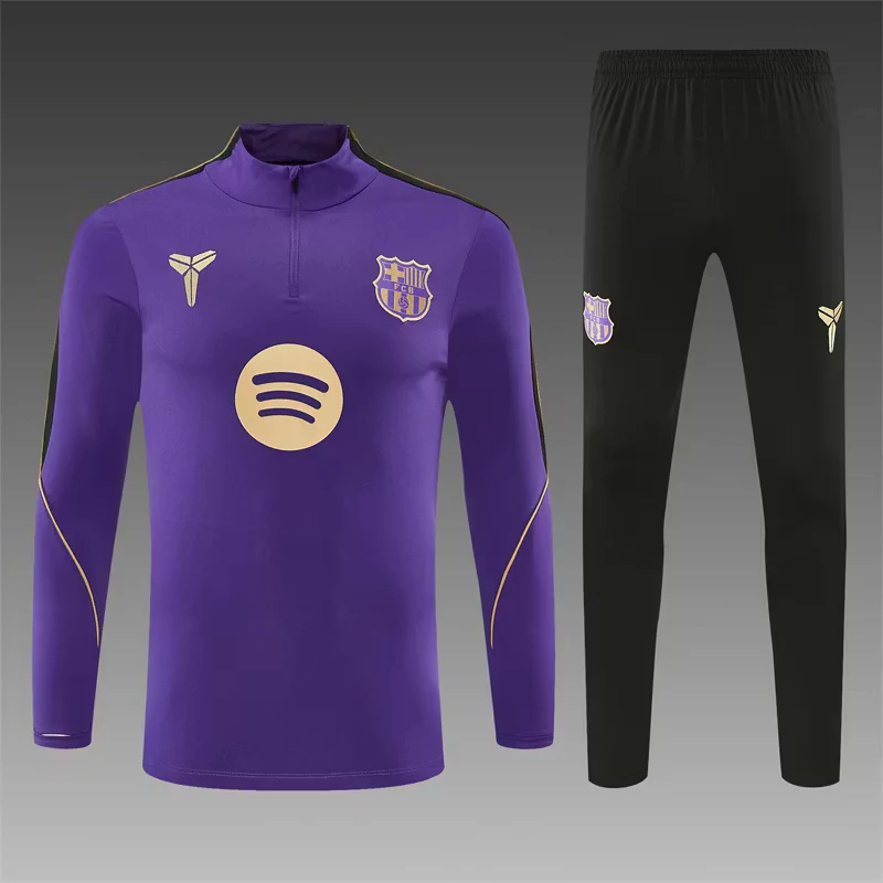 2026-27 Barcelona Red-Purple Half-Zip Training Jersey view 16