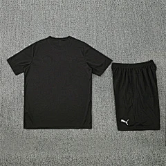 2025-26 Manchester City black short-sleeved training jersey view 17