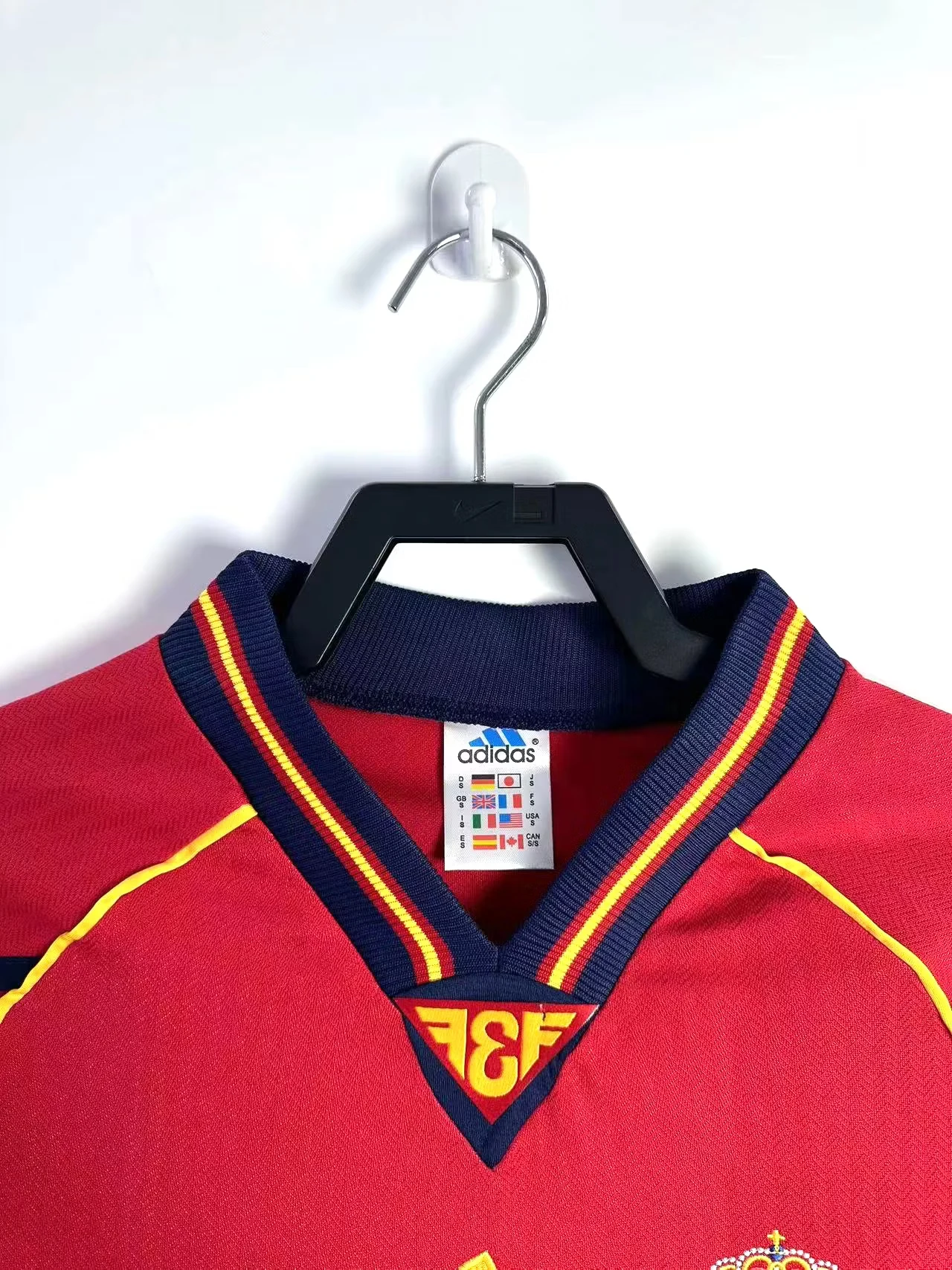 1998 Spain Home Retro Jersey view 8