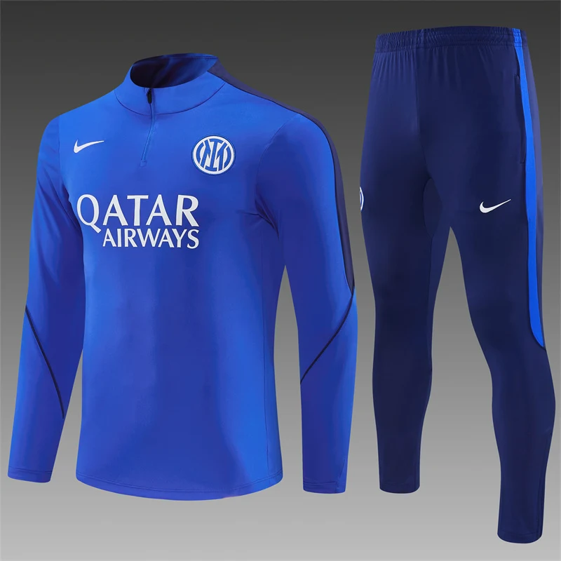 2026-27 Inter Milan Blue Half-Zip Training Jersey