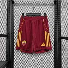 2025-26 AS Roma Home Shorts - Player Edition view 8