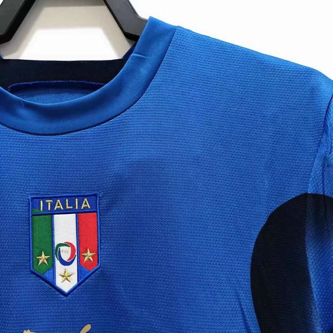 2006 Italy Home Retro Jersey view 7