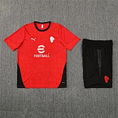 2025-26 AC Red Short Sleeve Training Jersey view 16