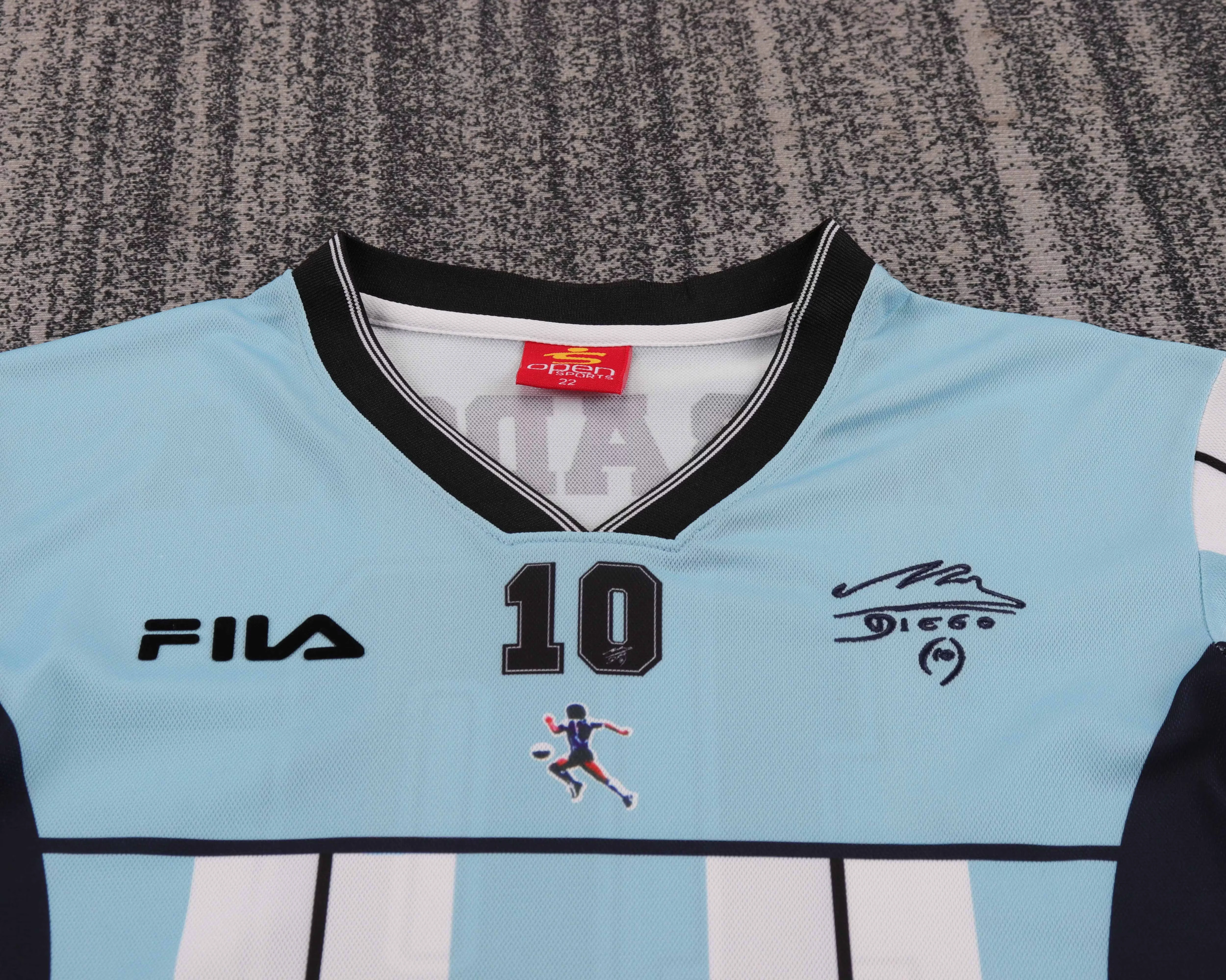 2001 Argentina Maradona Commemorative Edition Retro Shirt - Kids Size view 15