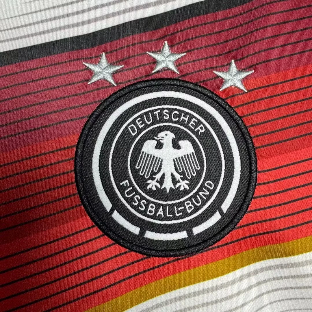 2014 Germany Home Retro Jersey view 5