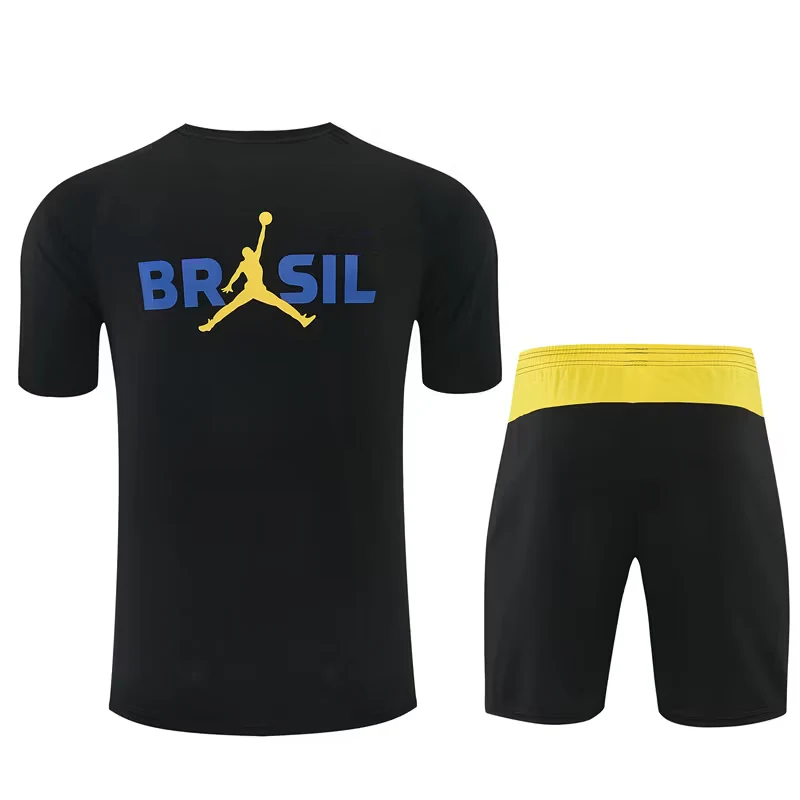 2026-27 Brazil Black Short-Sleeve Training Jersey view 17
