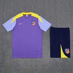 2025-26 Atletico Madrid Purple Short Sleeve Training Jersey view 17