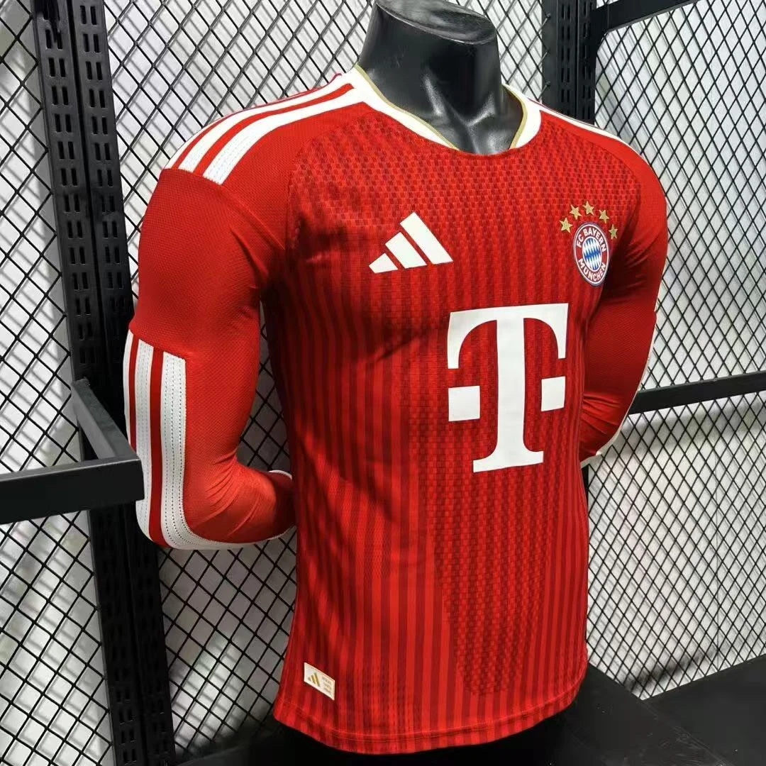2026-27 Bayern Munich Home Long Sleeve Jersey - Player Edition view 9