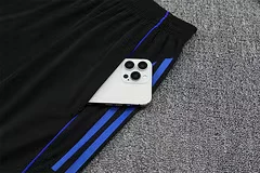 2025-26 Real Madrid Black Blue Short Sleeve Training Jersey view 3