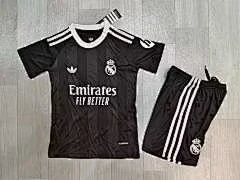 2025-26 Real Madrid Second Away Goalkeeper Jersey - Kids