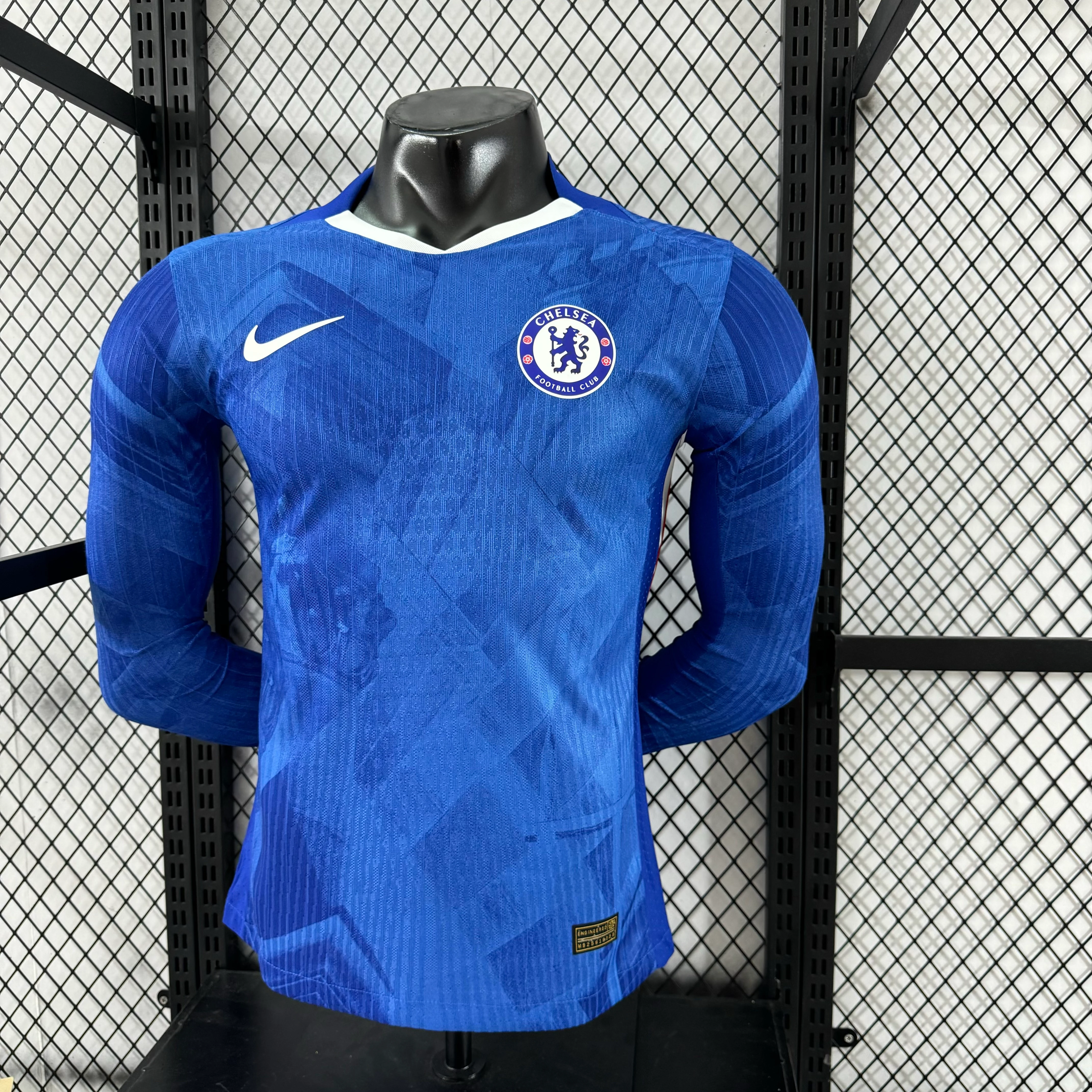 2025-26 Chelsea Home Long-Sleeve Jersey – Player Version view 9