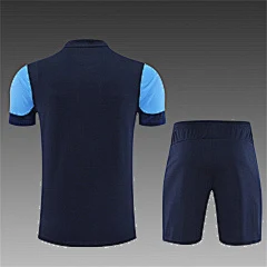 2025-26 Marseille Royal Blue Short Sleeve Training Jersey view 2
