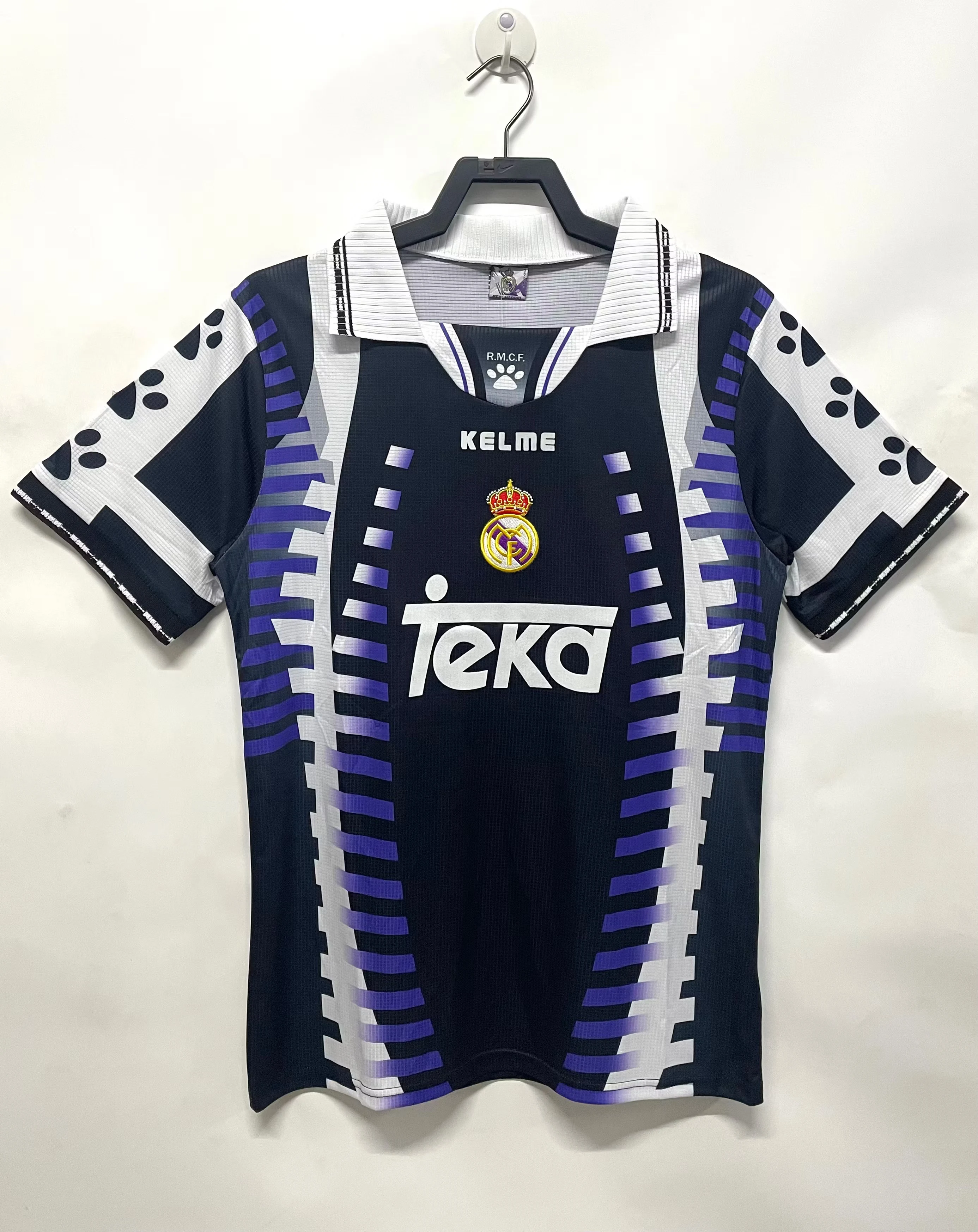 1997-98 Real Madrid Second Away Retro Jersey