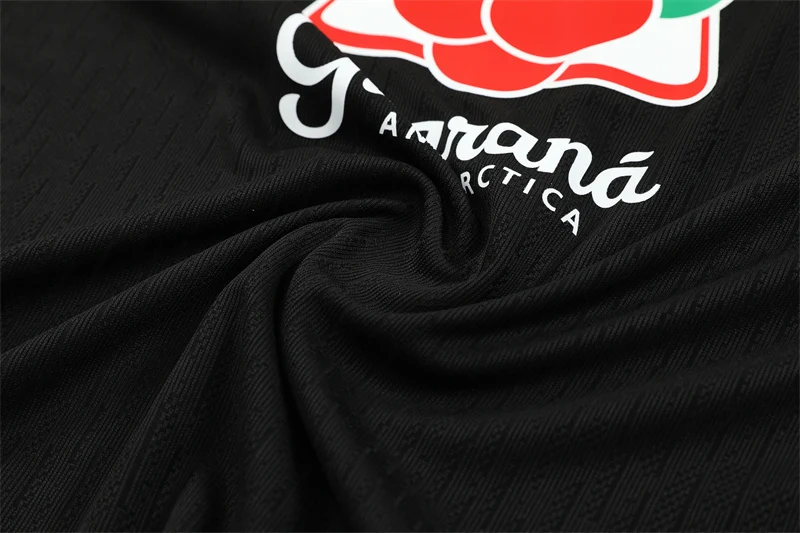 2025-26 Brazil Black Half-Zip Training Jersey view 6