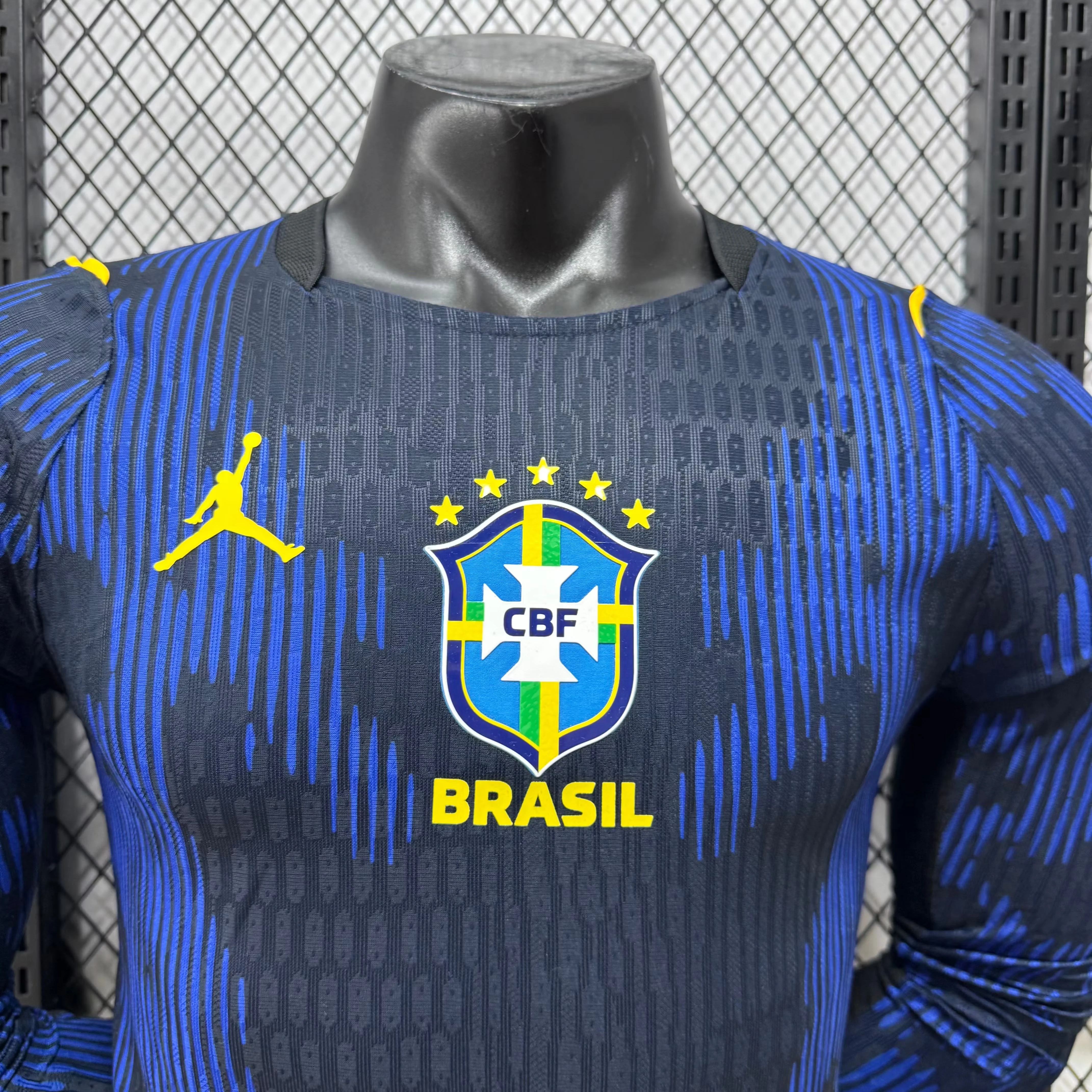 2026-27 Brazil Away Long-Sleeve Jersey - Player Version view 3