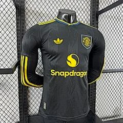 2025-26 Manchester United Away Long Sleeve Shirt - Player Edition view 6