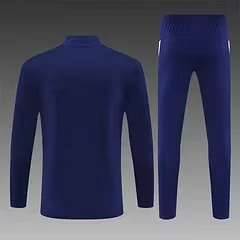 2025-26 Portugal Royal Blue Half-Pull Training Jersey view 2