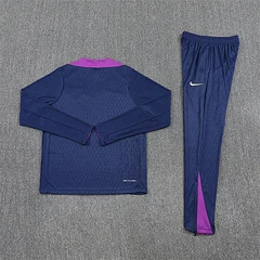 2025-26 Barcelona Royal Blue Half-Pull Training Jersey view 14
