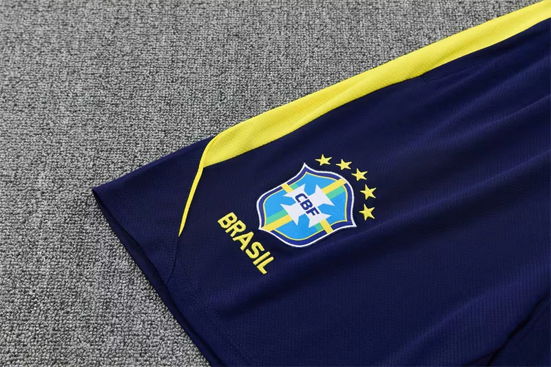 2026-27 Brazil Royal Blue Short-Sleeve Training Jersey view 11