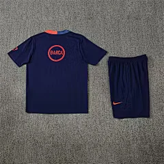 2025-26 Barcelona Royal Blue T90 Short Sleeve Training Jersey view 17
