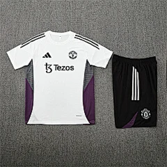 2025-26 Manchester United white short-sleeved training jersey view 18