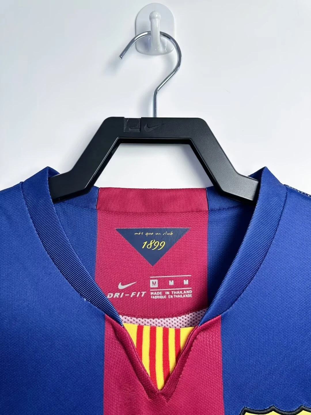 2014-15 Barcelona Home Long Sleeve Retro Jersey view 10