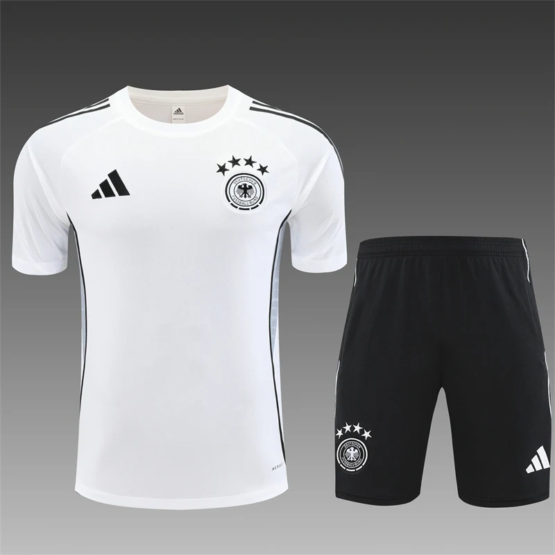 2025-26 Germany White Short-Sleeve Training Jersey view 3