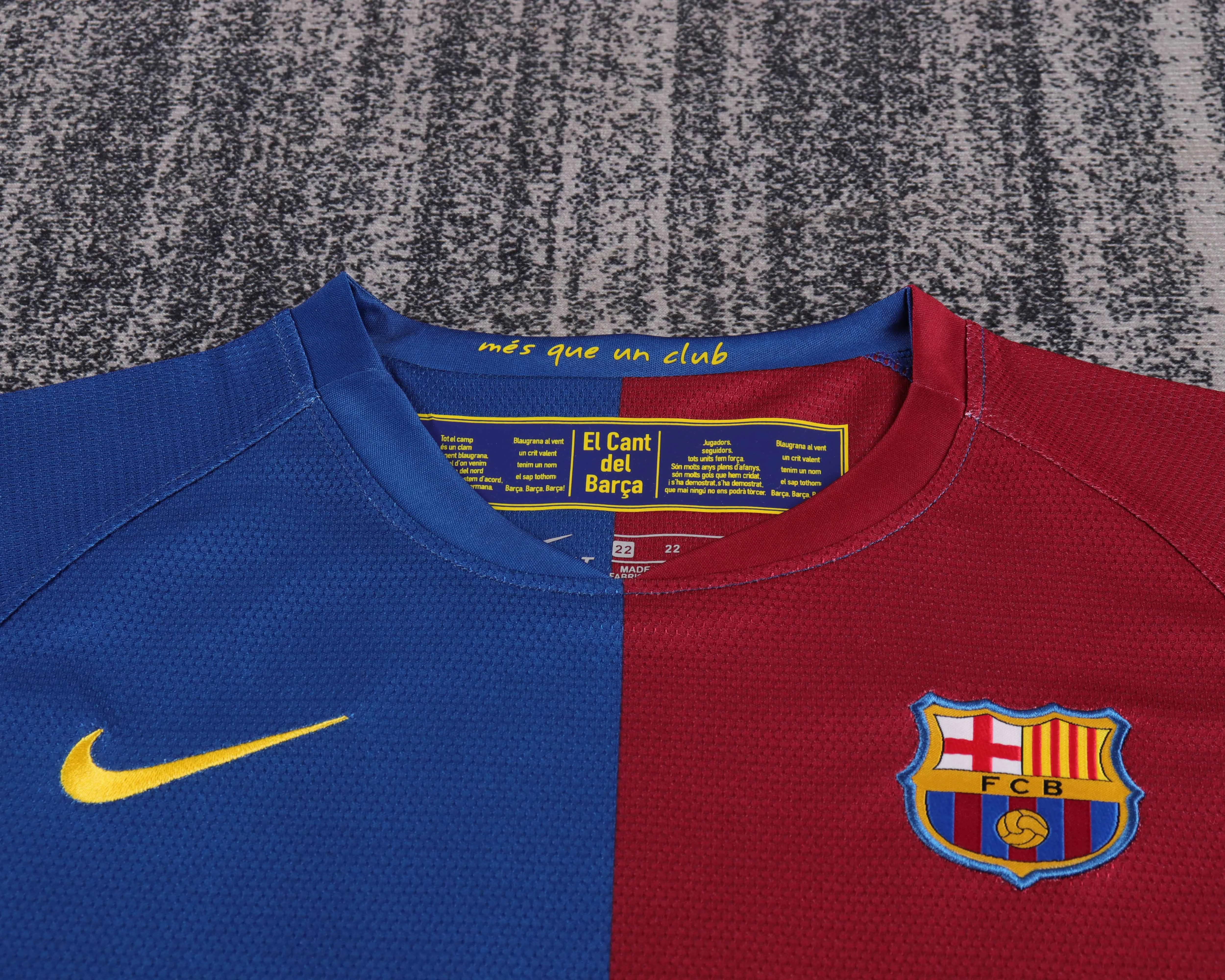 2008-09 Barcelona Home League Edition Retro Shirt - Kids Size view 7