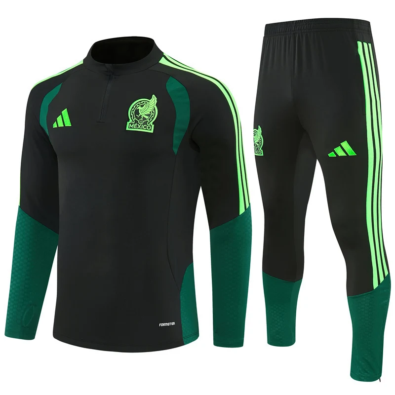 2026-27 Mexico Black Half-Zip Training Jersey view 22