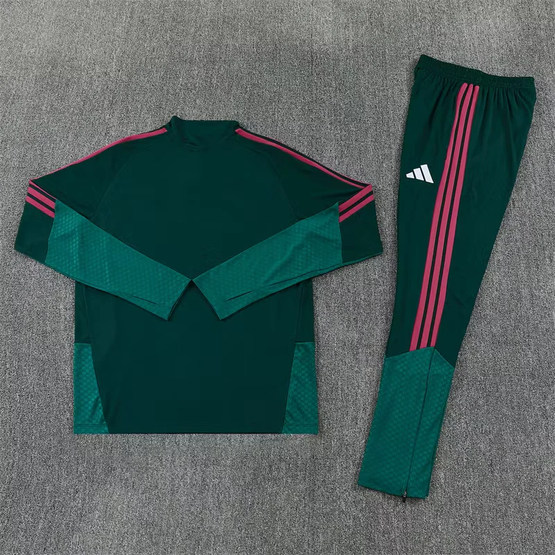 2026-27 Real Madrid Dark Green Half-Zip Training Jersey view 21