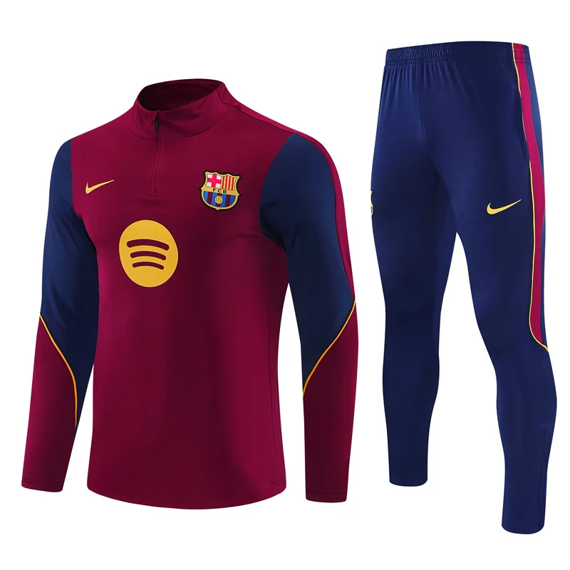 2026-27 Barcelona Red Half-Zip Training Jersey view 10